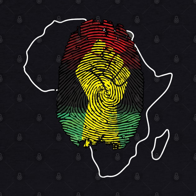 African Pride Fingerprint Black History by tanambos